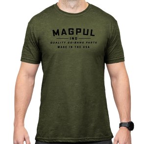 Magpul MAG1112-317-2XL Go Bang Parts CVC T-Shirt 2XL Olive Drab Heather