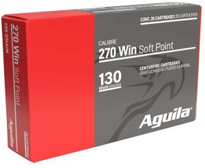 Aguila Ammunition 8053AG .270 Win 130gr InterLock BTSP 20 Rounds