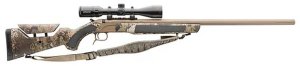 CVA PR3211NSCP Accura LR-X Muzzleloader 50 Cal/330 ELR 30" FDE/Black Scope