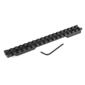 EGW 40100 Picatinny Scope Mount Remington 700 LA 0 MOA Black Aluminum