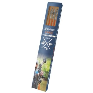 Fin-Finder Raider Pro Bowfishing Arrows 3pk Orange Kraken 3-Barb