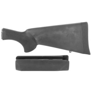 Hogue 08712 12 Gauge OAL 16.4 In Black OverMolded Stock & Forend