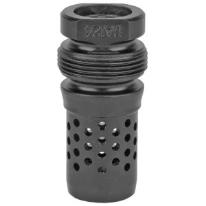Dead AIR Da124 Xeno Muzzle Brake Black Nitride 4140 Steel With 5/8"-24 TPI