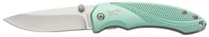 Browning Allure Knife 3220360 2.88 in Drop Point Mint Green Liner Lock