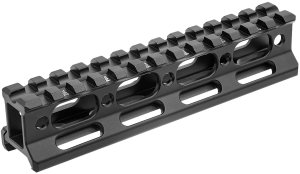 Leapers MT-RSX1L Picatinny Riser 5.5 In 13 Slot 1 In Height Matte Black