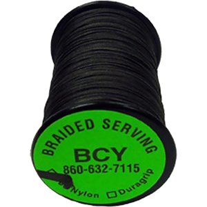 BCY 350 Nylon Braided Serving Black .015 125 Yards