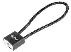 AIM Sports CGL01 Sidewinder Open-Key Steel Cable Lock Black