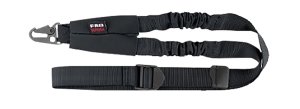 FAB Defense FXBUNGEEB Tactical Sling 23.6 In Black Elastic Quick Release