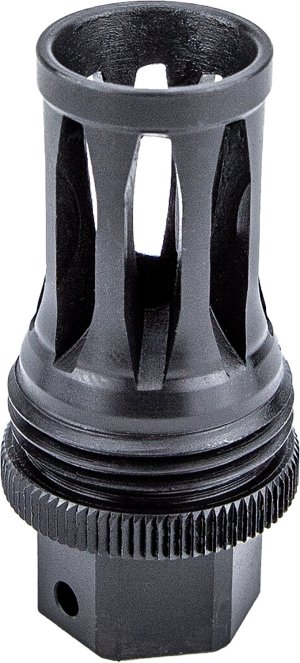Kgm A-QD-FH-S-1 Quick Detach Flash Hider Black Nitride Steel 1/2"x28