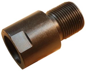 Banish 5893 Thread Adapter M14x1LH to 5/8-24 RH Black Oxide Steel