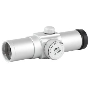 Ultradot UD30S Red Dot Sight 30mm Tube Silver 4 MOA Dot 1 MOA Adjustments