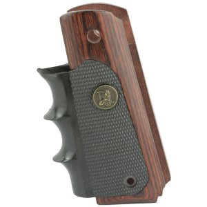 Pachmayr 00423 American Legend 1911 Grip Black Rubber Rosewood