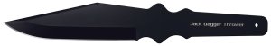 Cold Steel Cs80tjdz Jack Dagger Thrower 7.50" Fixed Plain Clip Point Black
