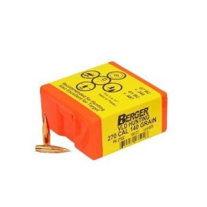 Berger 60-27502 Match Grade .270 Cal 140gr VLD Hunter Bullets 100/Box