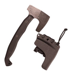 STROUP VIKINGBLK Black Acid Etched Tomahawk