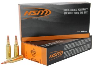 HSM Ammunition 22ARC3N Varmint 60gr V-Max 20/Box 25/Case