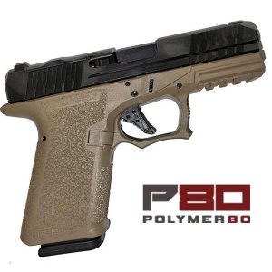 P80 C 9mm 4In 15Rd OCS BK/FDE