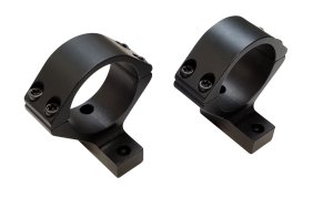 Talley B950719 Scope Mount/Ring Combo 1" Tube Black Aluminum High