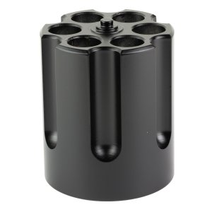 Caliber Gourmet CBG1007BK Black Aluminum Revolver Cylinder Pen Holder