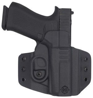 C&g Holsters 0060100 Covert Owb Black Kydex Belt L