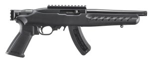RUGER CHARGER 22LR PISTOL 8" T.B. 17" OAL, PIC RAIL, 1-15RD MAGAZINE