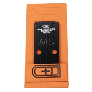 C&H Precision SWMP-HOLOk-SHIELD-PLUS Optic Mount Plate Black Anodized
