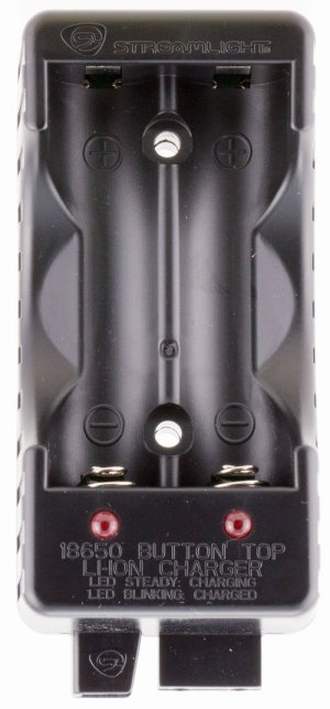 Streamlight 22100 Dual Channel 18650 Li-ion Battery Charger Black