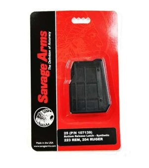 Savage Model 55158 Magazine .223 Rem/204 Ruger 4 Rounds Black Polymer