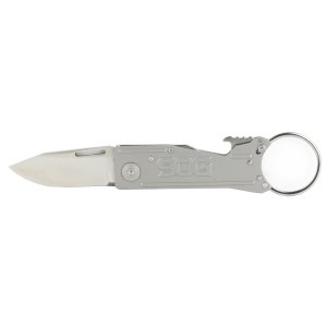 "SOG Keytron KT1001-CP 1.8 In Clip Point Plain Gray Satin"