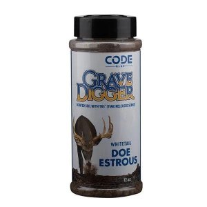 Code Blue OA1367 Grave Digger Doe Estrus Urine 12 oz, Lasts 30 Days