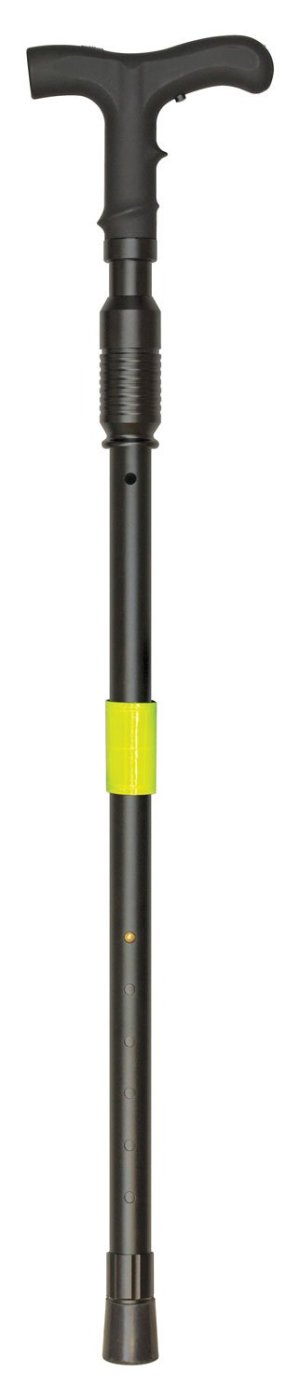 PSP ZAPCOVERTCAN Black Walking Cane Stun Gun 1M Volt 32"-36"