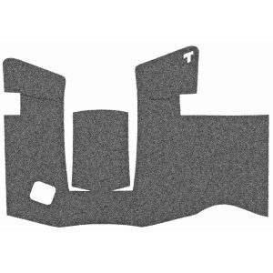 Talon Grips 385G Textured Black Granulate Grip for Glock 43X, 48