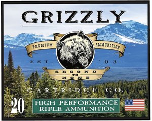 Grizzly GC357S3 357Sig 125gr FMJ Flat Point Ammo 20/Box