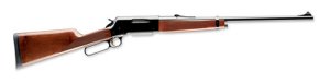 Browning BLR Lightweight 81 243 Win Lever Action Rifle 4+1 20" Polished Blued Steel Barrel Alloy Receiver Gloss Black Walnut Stock