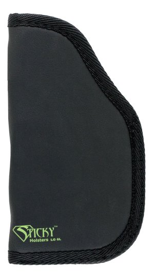 Sticky Holsters LG6LMODLS Black/Green Ambidextrous Holster 4-5" Auto