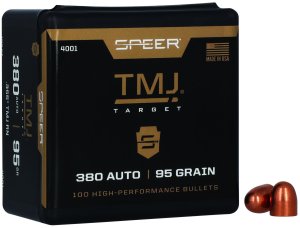 Speer 4001 TMJ 380ACP 95gr Total Metal Jacket 100/Box