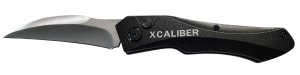 Xcaliber Switchblade 3.25in Folding Sheepsfoot D2 Steel Black Handle