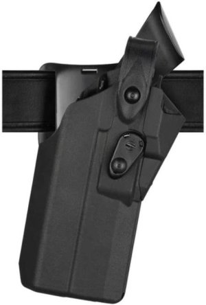 Safariland 7360RDS Mid-Ride RH STX Plain Black Glock G45 MOS Light+Optic