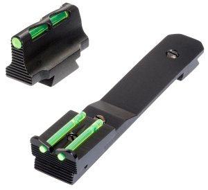 Hi-Viz HHVS41 Henry Rifle Sight Set Black Fiber Optic Front/Rear