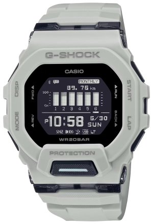 G-Shock GBD200UU9 Tactical White Stainless Steel Bezel Watch 145-215mm