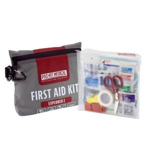 Pachmayr 96009 Watertight Explorer First Aid Kit, 76 Pieces, Gray