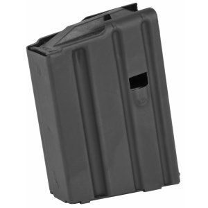 ASC AR-15 Magazine, 5 Rounds, Stainless Steel, Black Finish