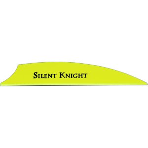Flex Fletch SILENT36-FYL Silent Knight Vanes Flo Yellow 3" 36 Pack