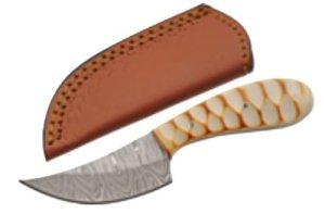 SZCO Rite Edge DM1429BO Burned Bone Skinner Knife 2.75 Inch