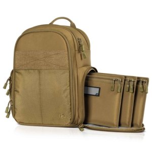 Savior Equipment SEMA Compact Pistol Backpack Dark FDE BP-CPSEMA-WS-TN