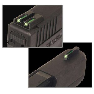 Truglo TG131GT2 TFO Green Tritium Fiber Optic Sights for Glock 20/21
