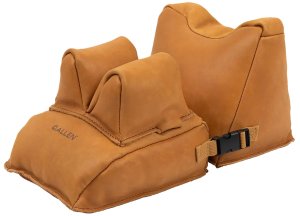 Allen Company Longmont 15125 Leather Shooting Rest Front & Rear Brown