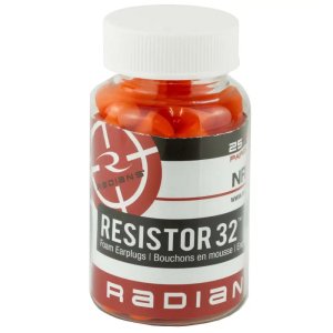 Radians FP70RD25 Foam Earplugs 32 dB NRR Uncorded 25 Pairs Orange