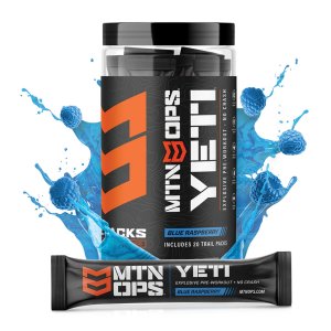 MTN OPS Yeti Preworkout Blue Raspberry 20-ct Trail Pack
