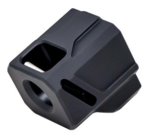Faxon Firearms EXOS-543 9mm Black Anodized Compensator FFPACOMPDSG02